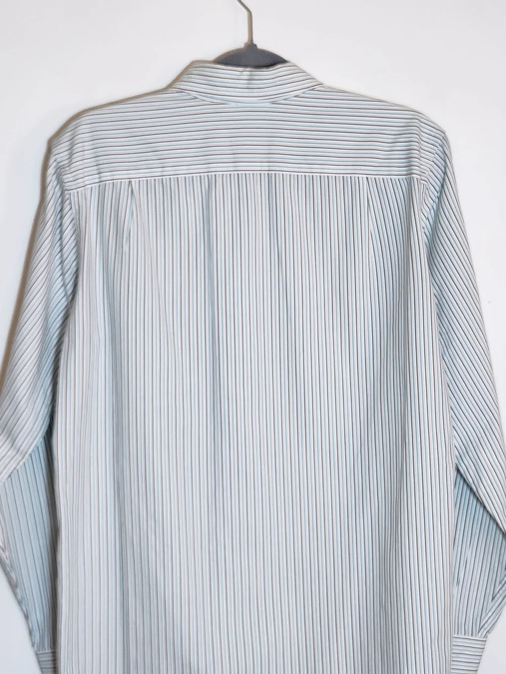 J. Crew Washed Casual Blue and Black Stripe Button Up Shirt Size Small